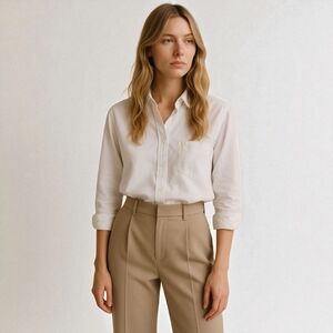Grayson Hero White Button-Up Shirt Sz‎ 4 (L) Soft Lightweight Flannel